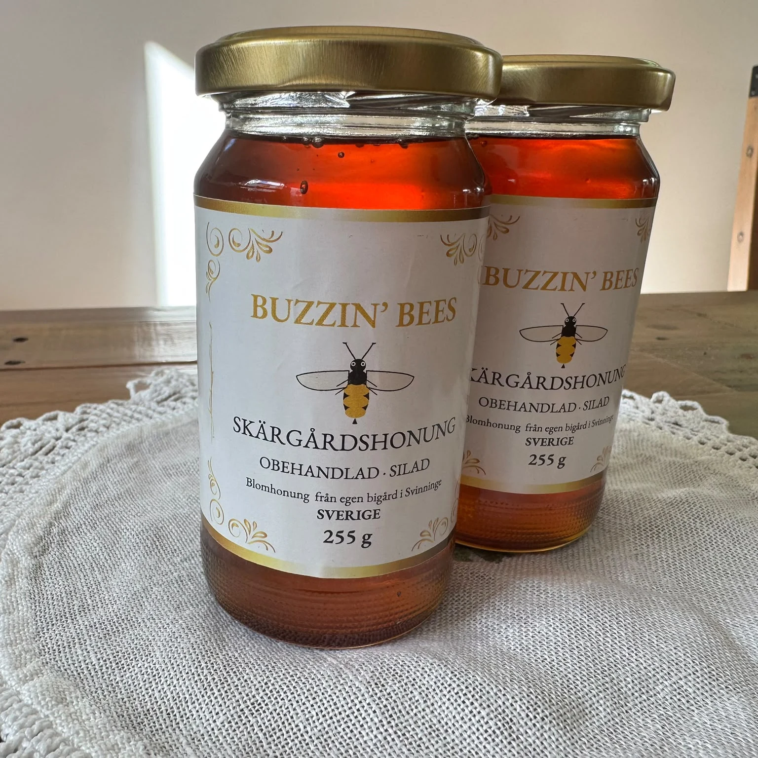 Our late-summer honey, darker and fuller, harvested at the end of the season in Svinninge